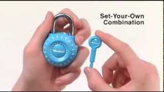 Master Lock 1590D Combination Padlocks  Informational [upl. by Amsirp577]