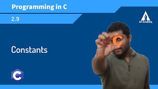 Constants  Programming in C  EST102  KTU  Malayalam [upl. by Leblanc]