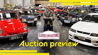 Classic Car Auctions CCA preview walk  how has the market changed [upl. by Aldin]