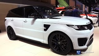 2017 Range Rover Sport 50 V8 SVR  Exterior and Interior Walkaround  2017 Geneva Motor Show [upl. by Emalee374]