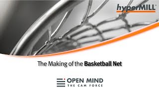 5 Axis Machining Basketball Net GROB  OSG CAMSoftware [upl. by Noorah]