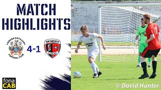 Highlights  Lisburn Distillery 2nds 4 v 1 New Santos 792024 [upl. by Burnley]