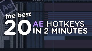 20 After Effects Hotkeys in 2 Minutes [upl. by Coltson]