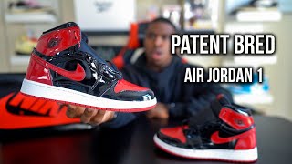 Air Jordan 1 Patent Bred Review [upl. by Jessamyn]