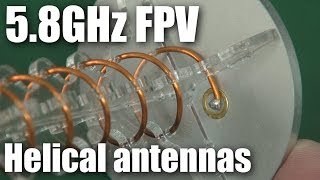 Two 58GHz FPV helical antennas compared [upl. by Jelks]