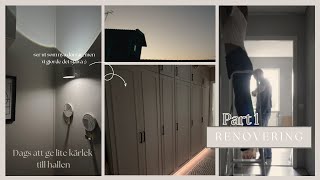 Renovering av hallen Part1 [upl. by Aicemak]