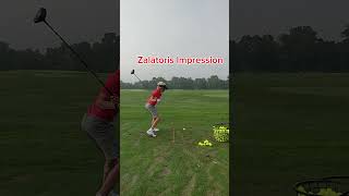 8 year old golfer with zalatoris impression [upl. by Skardol744]