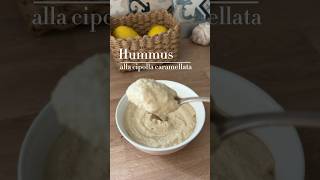 Hummus alla Cipolla Caramellata 🧅 facile e delizioso [upl. by Annawyt]