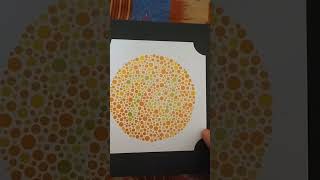 Ishiharas Test For Colour Deficiency colourblindness ishihara sscgd sscgdmedical2022 sscgdmed [upl. by Belia]