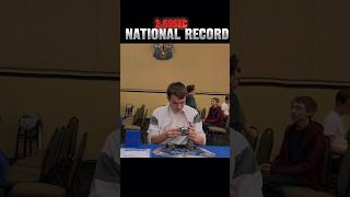 Clock puzzle national record solve in 269 seconds shorts viralshorts rubikscube [upl. by Nahsaj103]