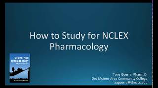 How to Study NCLEX Pharmacology Free NCLEX Pharmacology Review Resources [upl. by Gustafson]