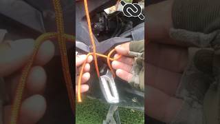 Quick release knot for motorbike very useful knotshort [upl. by Ditmore381]