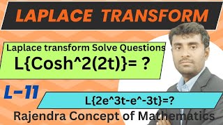 Laplace Transform of Solve Questions  LSintCost  LCosh22t  L2e3te3t [upl. by Ikcin]