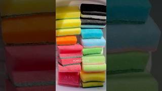 ASMR 🌈 bulk kitchen sponge soapy squeezing  ripping in full video satisfying [upl. by Ardried]