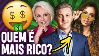 OS 16 FAMOSOS MAIS RICOS DO BRASIL  Virou Festa [upl. by Folberth]