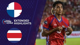 Panama vs Costa Rica Extended Highlights  CONCACAF Nations League  CBS Sports Golazo [upl. by Birgit]