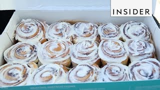 How Cinnabon Makes Cinnamon Rolls [upl. by Grae]