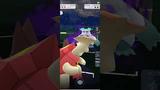 New Turtonator VS grunt pokemongo [upl. by Anaed631]