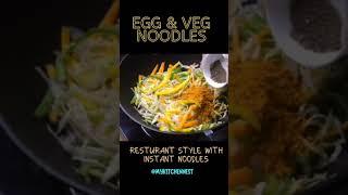 EGG amp VEG NOODLES chinesenoodlesrecipe indomie buldakramen kokanoodles jinramen maggi [upl. by Llorrac]