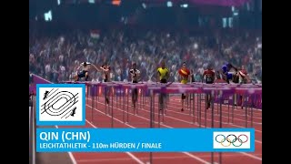 🏅 110m HÜRDENLAUF  Finale  OLYMPIA 2024 [upl. by Waldemar]