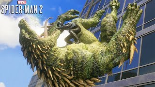 SPIDERMAN HITAM MELAWAN LIZARD DI KOTA Marvels SpiderMan 2 GAMEPLAY 4 [upl. by Schonfield]