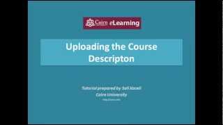 Adding a course description in Moodle™ Software Platform [upl. by Shermy8]