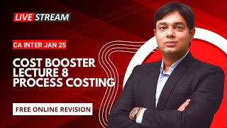 COST BOOSTER LECTURE 8 PROCESS amp OPERATION COSTING [upl. by Aetnahs]