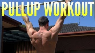 Pull Up Workout Back And Biceps By Bodyweight [upl. by Elpmet]