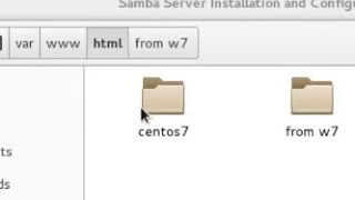 Samba Centos 7  install and share folder from centos 7 to windows 7 [upl. by Dyke463]