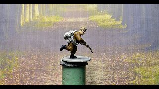 Just Paintin Warlord Games Bolt Action WWII British Commando Part 1 [upl. by Ryle]