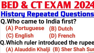 Bed amp CT exam 2024bed history previous year questionCT social science previous year questionbed [upl. by Aileon]