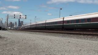 Amtrak Cascades southbound out of Seattle 6132010 [upl. by Okomot194]