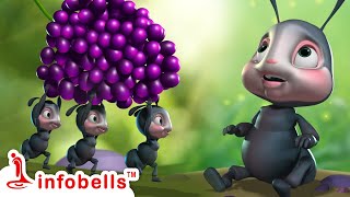 చీమలు ఊరేగుతాయి Ants Go Marching  Telugu Rhymes for Children  Infobells telugurhymes babysongs [upl. by Rengia290]