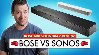 BOSE VS SONOS Soundbar BOSE 600 Review  2022 Best Small Sound Bar [upl. by Giacomo]