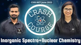 Inorganic SpectroscopyNuclear ChemistryCSIR NET June 2022 crash courseSeptember examCrash Course [upl. by Rahsab]