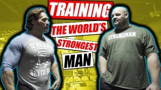 Mike OHearn Trains The Worlds Strongest Man  Brian Shaw [upl. by Newhall]