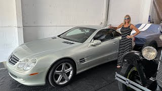 Cold Start  Walkaround 2003 MercedesBenz SL500 Special Designo Launch Edition [upl. by Aihsatal400]