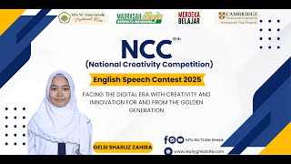 ncc2025SPEECHCONTESTGELSI SHARLIZ ZAHIRAMTs NU Trate Gresik [upl. by Aramoj]