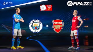 FIFA 23  Manchester City vs Arsenal  FA Community Shield 2023 Final  PS5™ Gameplay 4K60 [upl. by Delainey298]