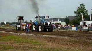 tractorpulling Nieuwland Kok Lexmond NH TG230 in de 10 ton [upl. by Zelig]