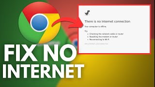 How To Fix No Internet Connection On Google Chrome [upl. by Annelise417]