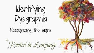 Identifying Dysgraphia Recognizing the Signs [upl. by Lan]