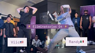 Eliminatorias G4  Viic Loonatikz vs Randy [upl. by Lanny]