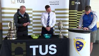 TUS Corn Ui Mhuiri amp Dr Harty Cup Draws 2022  2023 [upl. by Macy]