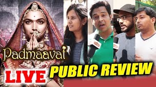 Padmaavat PUBLIC REVIEW LIVE First Day First Show  Deepika Padukone Ranveer Singh Shahid Kapoor [upl. by Acimahs]