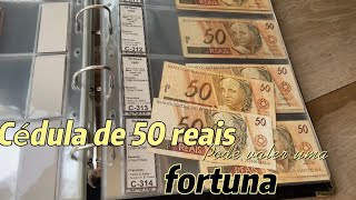 Cédula antiga de R 50 reais vale uma fortuna sem Deus seja louvado [upl. by Gnos295]