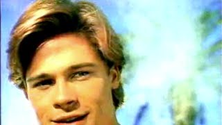 Young Brad Pitt early in his career Pringles Commercial [upl. by Lusa]