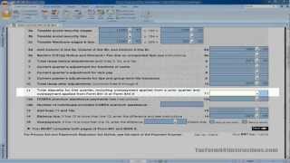 Tax Form 941  Line 11  Video [upl. by Ragen162]