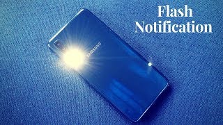 How To Enable Flash Notification In Samsung Galaxy A7 2018 [upl. by Onfroi]