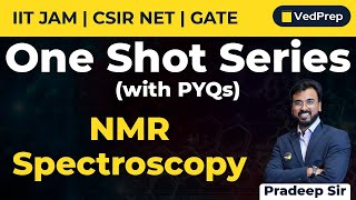 NMR Spectroscopy  One Shot Series  PYQs  IIT JAM  CSIR NET  GATE  VedPrep Chem Academy [upl. by Aislehc]